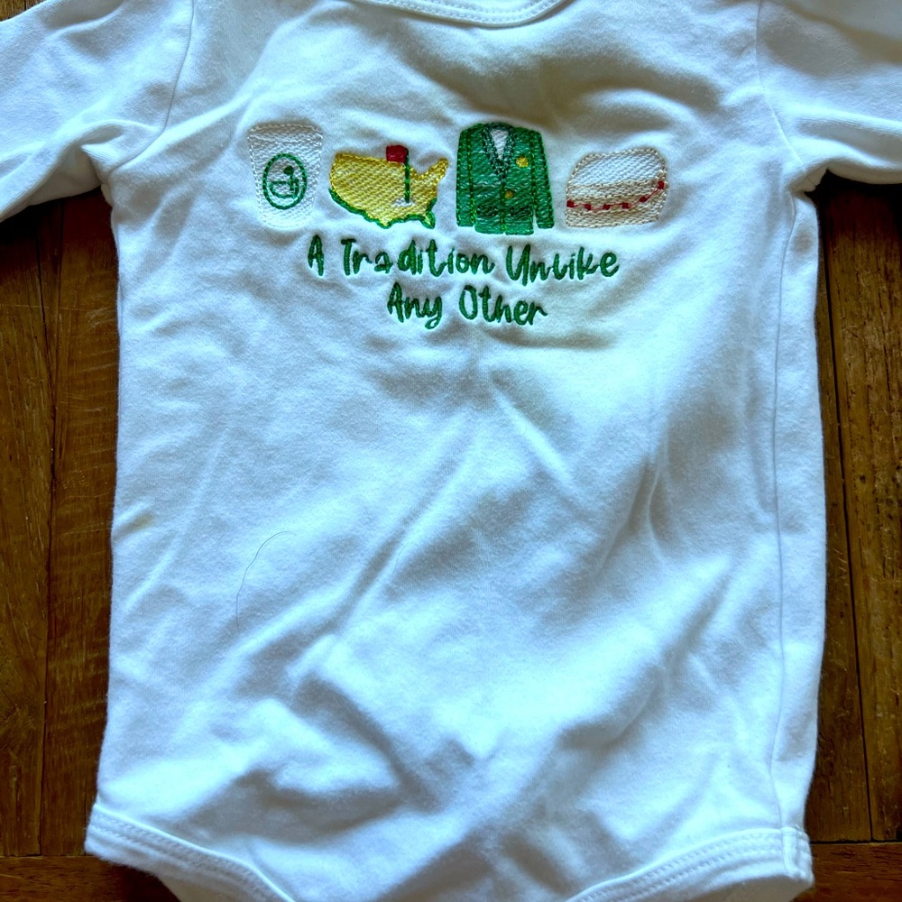 Masters long sleeve onesie